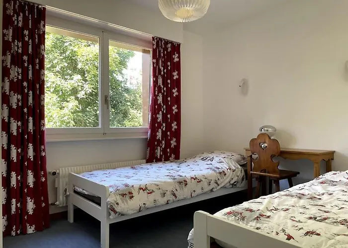 Magnifique Avec Piscine, Balcon Et Vue Apartamento Crans-Montana